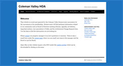 Desktop Screenshot of cmvhoa.org