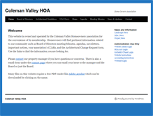 Tablet Screenshot of cmvhoa.org